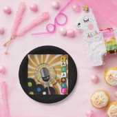 カラオケパーティー ペーパープレート (パーティー)