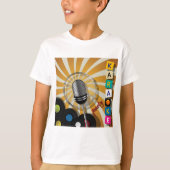 カラオケパーティー 歌うTシャツ Tシャツ (正面)