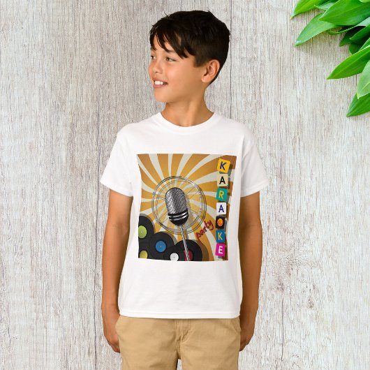 カラオケパーティー 歌うTシャツ Tシャツ