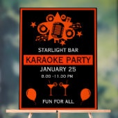 カラオケプロモーション壁 アクリルサイン (ニュートラル)