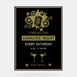 カラオケプロモーション壁 アクリルサイン