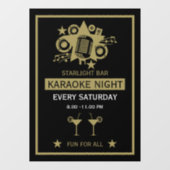 カラオケプロモーション壁 ウィンドウサイン (シート)