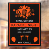 カラオケプロモーション壁 ウィンドウサイン (シート2)