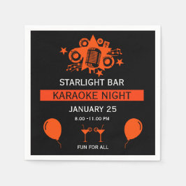 カラオケプロモーション壁 スタンダードカクテルナプキン