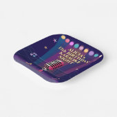 カラオケポップ・アートのパーティー星誕生日10代の若者 ペーパープレート (傾斜あり)