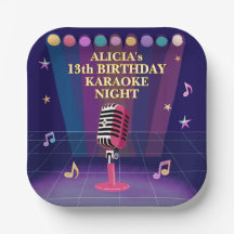 カラオケポップ・アートのパーティー星誕生日10代の若者