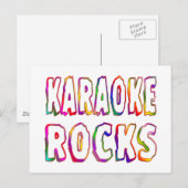 カラオケロック ポストカード (正面/裏面)
