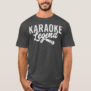 カラオケ伝説おもしろいカラオケ歌手贈答 Tシャツ