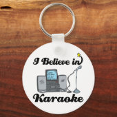 カラオケ信じに行く キーホルダー (正面)