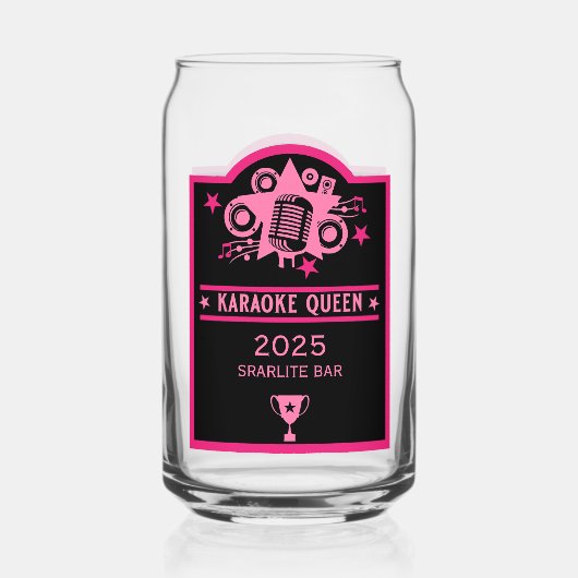 カラオケ勝者 ガラス缶 (裏面)