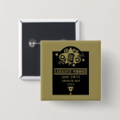 カラオケ勝者 缶バッジ (正面&裏面)