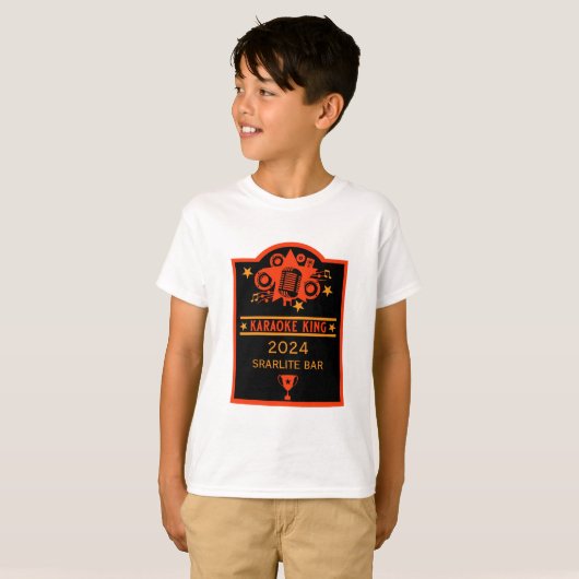 カラオケ勝者 Tシャツ (正面フル)