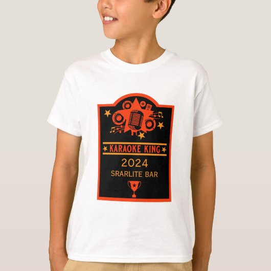 カラオケ勝者 Tシャツ (正面)