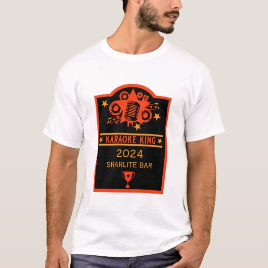 カラオケ勝者 Tシャツ (正面)