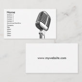 カラオケ名刺 名刺 (正面/裏面)