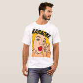 カラオケ呼び出しTシャツ Tシャツ (正面フル)