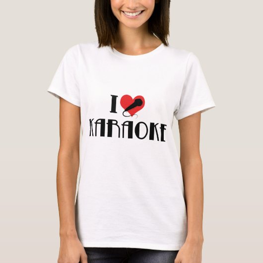 カラオケ大好き Tシャツ (正面)