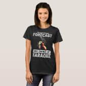 カラオケ歌唱カラオケマイク歌唱曲 Tシャツ (正面フル)