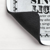 カラオケ歌唱免許 マウスパッド (コーナー)