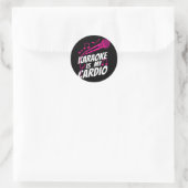 カラオケ歌手のカラオケは私の心 ラウンドシール (バッグ)