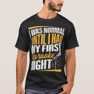 カラオケ歌手のカラオケナイト引用文 Tシャツ