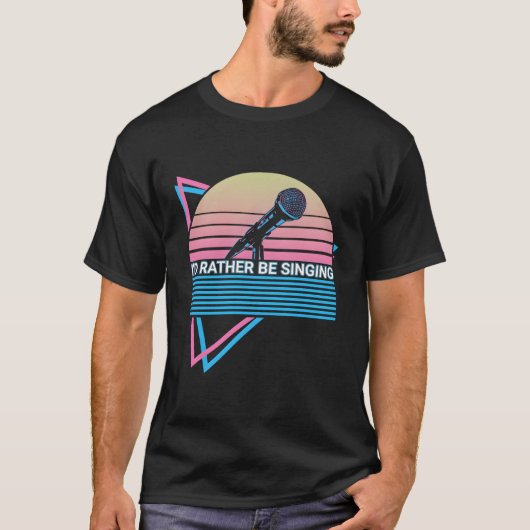 カラオケ歌手 Tシャツ (正面)