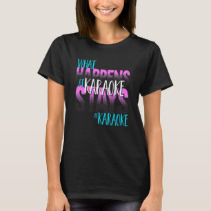 カラオケ歌手 Tシャツ