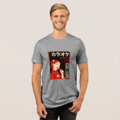 カラオケ渋谷東京 トライブレンドＴシャツ (正面全面)