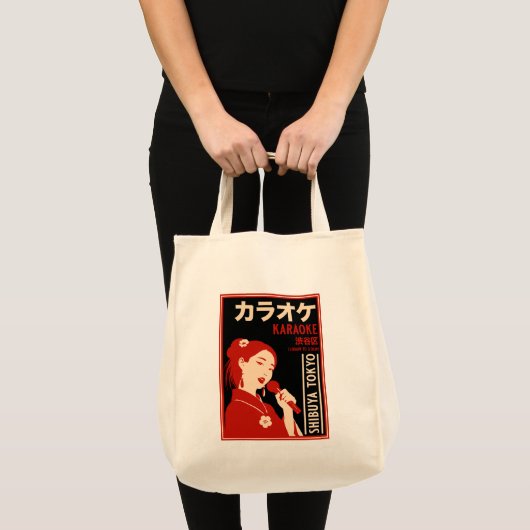 カラオケ渋谷東京 トートバッグ (正面(商品))