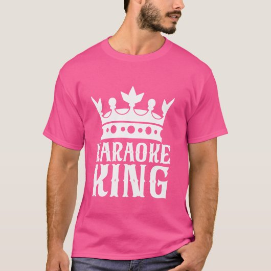 カラオケ王カラオケ Tシャツ (正面)
