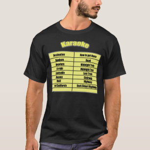 カラオケ行くためにどこに Tシャツ