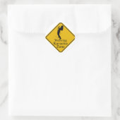 カラオケ警告ゾーン ラウンドシール (バッグ)