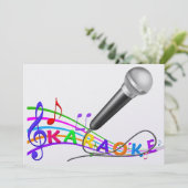 カラオケ – パーティー招待状- SRF 招待状 (スタンド正面)