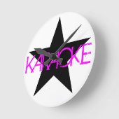 カラオケ ラウンド壁時計 (傾斜)