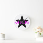 カラオケ ラウンド壁時計 (ホーム)