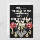 カラオケ – 招待状 (正面)