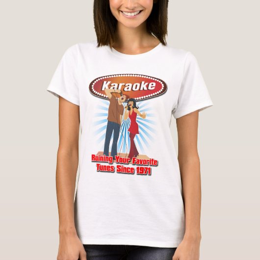 カラオケ…曲のライお気に入りのニング Tシャツ (正面)