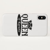 カラオケiphone 4 ケース友達のカスタマイズ女王。 Case-Mate iPhoneケース (裏面(横))