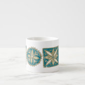 カラカウアハワイアントロピカルタパKL303 エスプレッソカップ (正面)