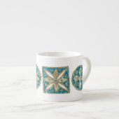 カラカウアハワイアントロピカルタパKL303 エスプレッソカップ (正面右)