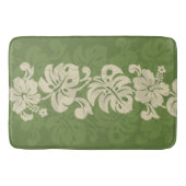 カラカウアハワイアン縁どハイビスカスKL301 バスマット (正面)