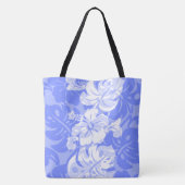 カラカウア縁どハワイアンハイビスカスビーチバッグ トートバッグ (裏面)