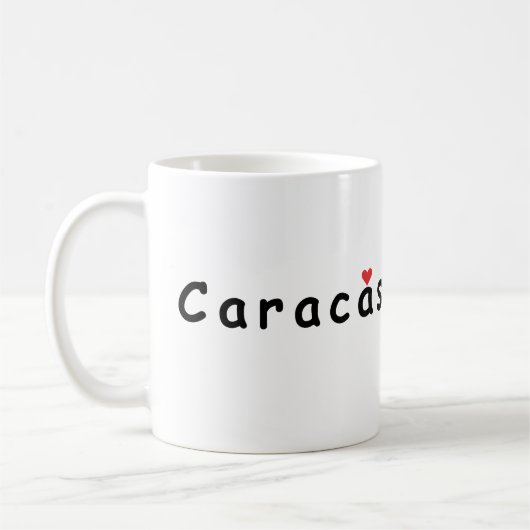カラカスが大好き コーヒーマグカップ (左)