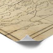 カラカスの地図 ポスター (角)