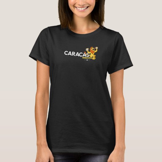カラカスベネズエラYスレオン Tシャツ (正面)