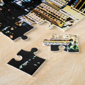 カラカス都市の夜眺め ジグソーパズル (側面)