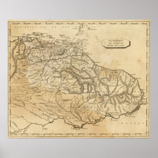 カラカス、ギアナ ポスター (正面)