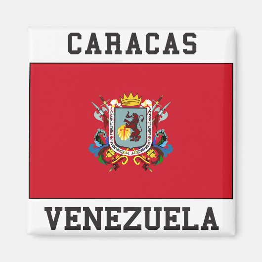 カラカス、ベネズエラ マグネット (正面)