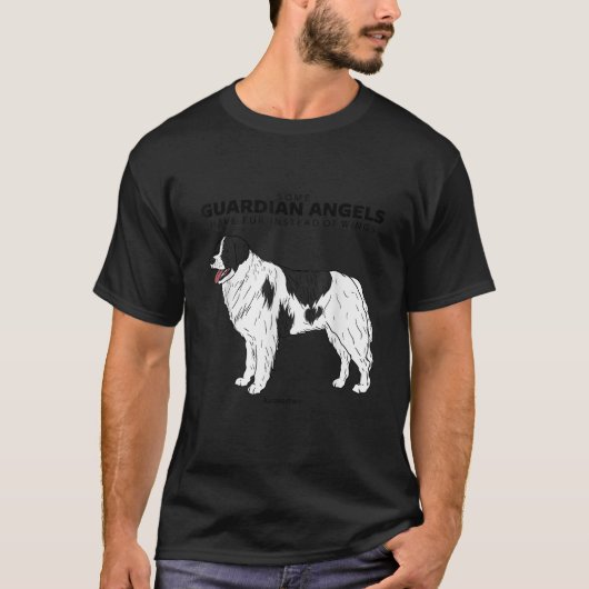 カラカチャン家畜飼育犬ガーディアンエンジェルW Tシャツ (正面)