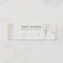 カラカッタ大理石テクスチャスタッドイヤリングディスプレイ スキニー名刺